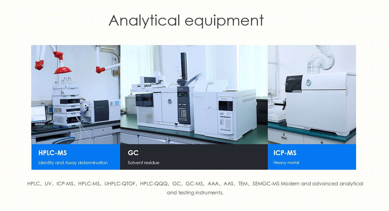 Analytical equipment